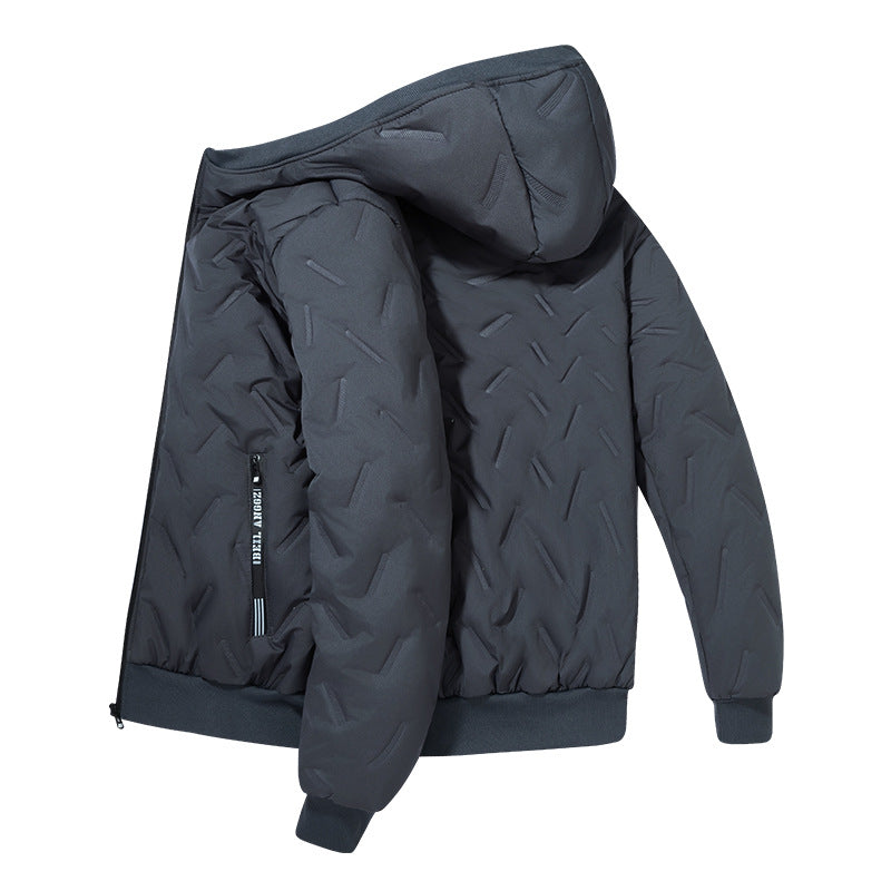 Veste rembourrée en coton ultrasonique d'hiver pour hommes