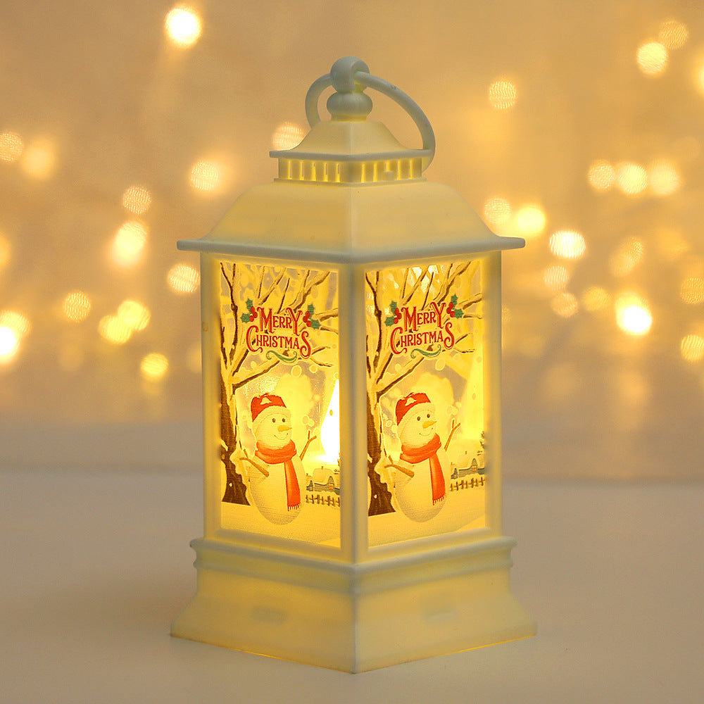 Décorations de Noël Noël pour les aînés Snowman Elk Lantern Pendentif de Noël Arbre