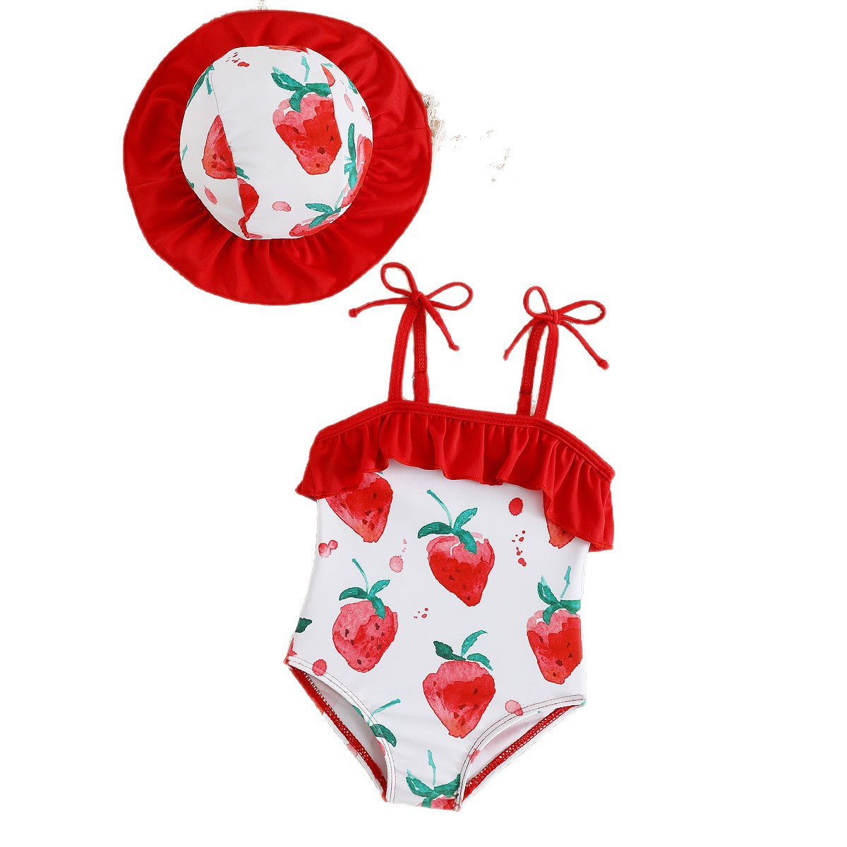 Maillot de bain nouveau-né Une pièce avec un capot