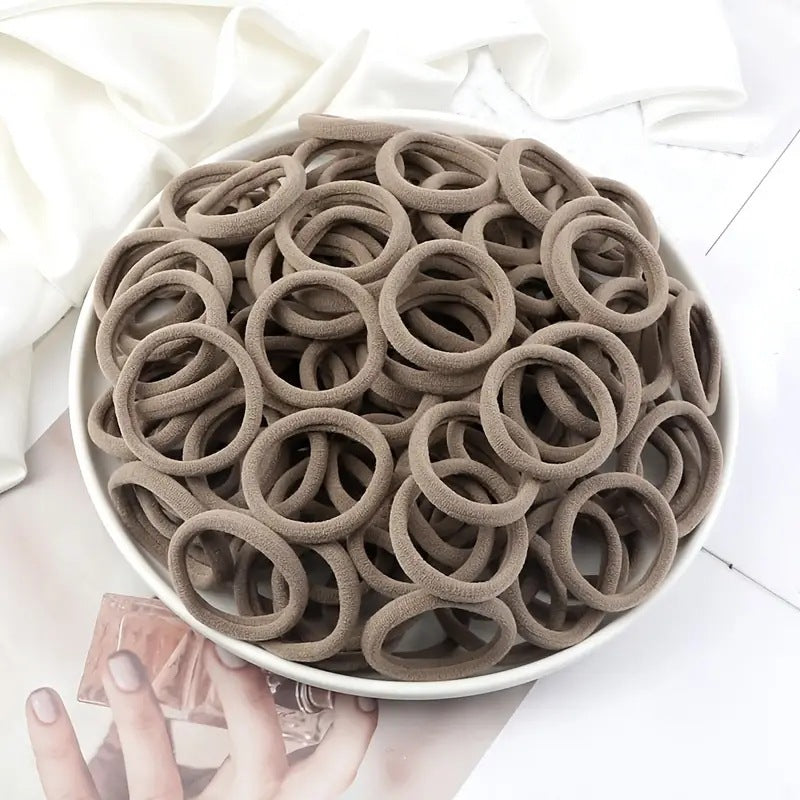 Serviette Anneau Bandes de cheveux 4cm Solid Couleur Élastique Rope de cheveux femelle Hauteur Accessoire de cheveux pour P