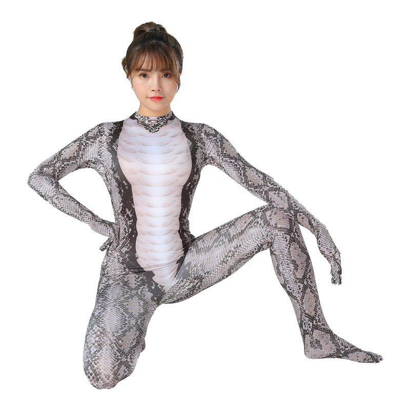 Hongbo Python Vert Bodysuit Halloween