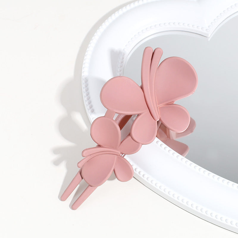 Sentez le papillon Clip Matte Texture après Barrettes