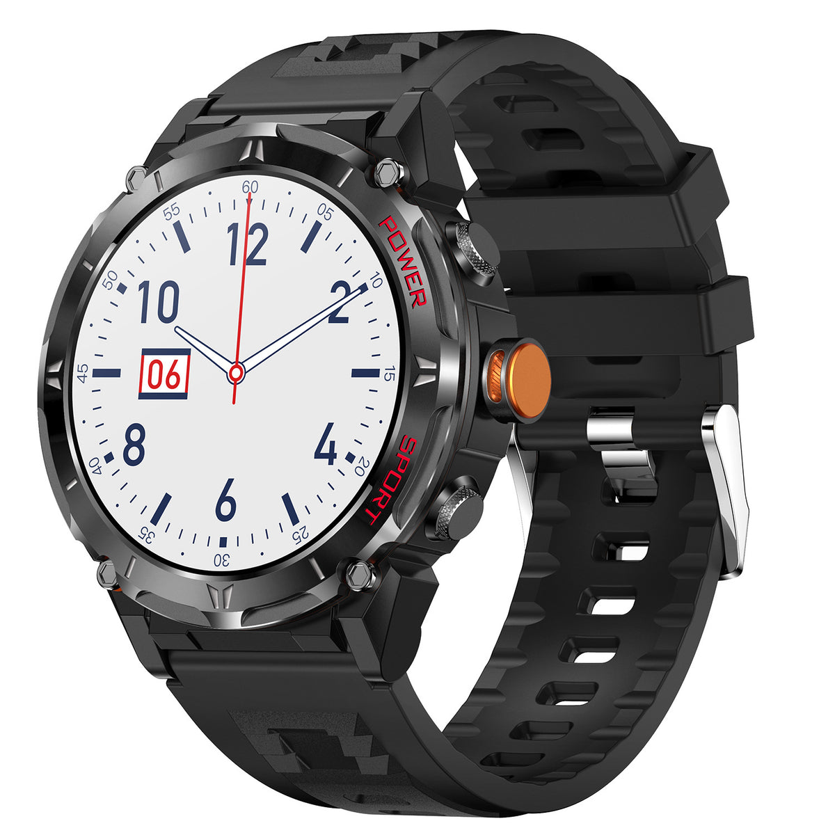 Y18 Smart Watch Surveillance de la pression d'altitude GPS à l'oxygène du sang de 143 pouces
