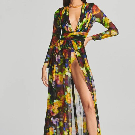V-col Split Confort et Robe Casual