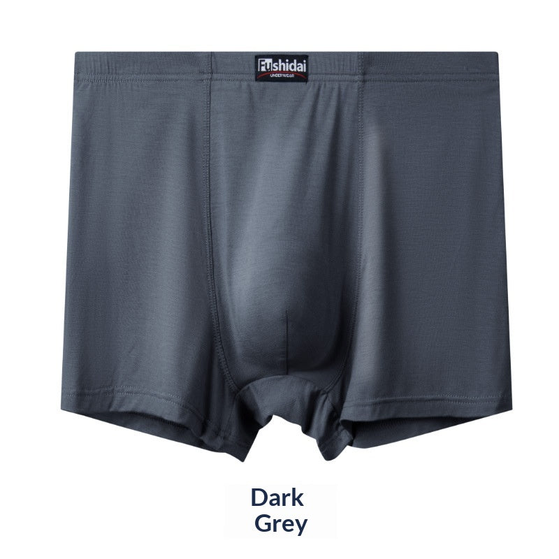 Breathable Plus-Size Boxer Homme High-Waist