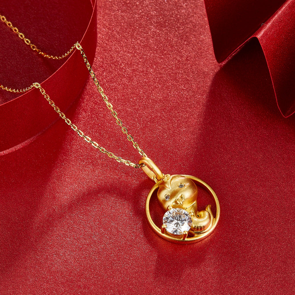 S925 Argent Sterling plaqué or 1ct D Couleur VVS1 Moissanite Collier de serpent 5.4g Chinois Z