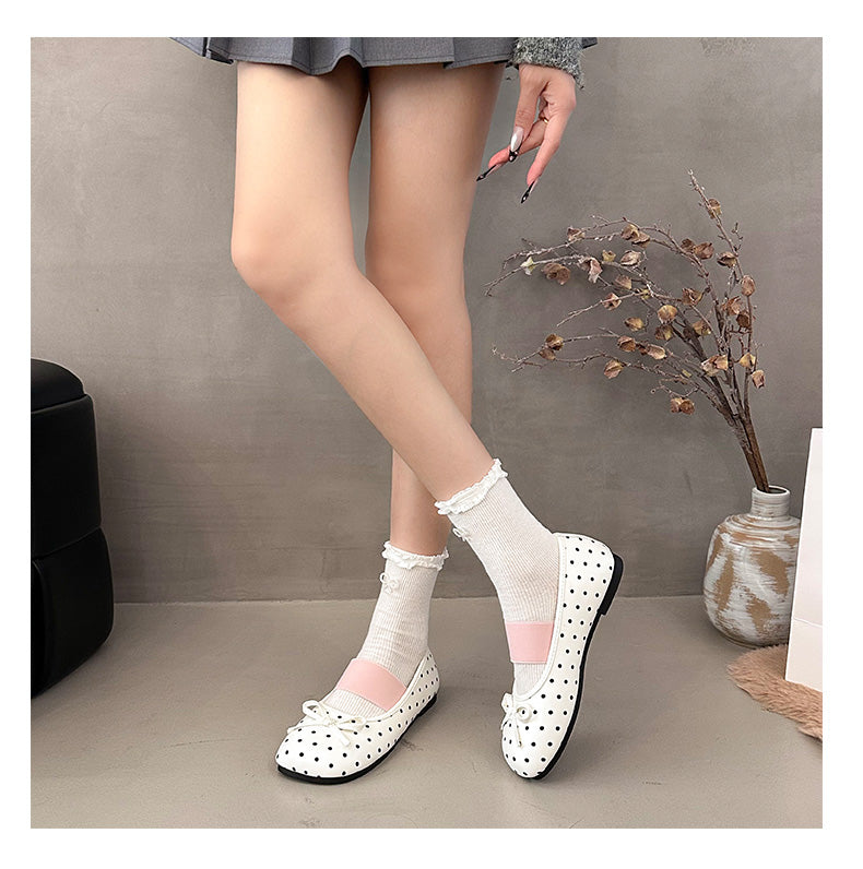 Femmes Français Versatile Mary Jane Chaussures Printemps Viral Fée Style Robe Matching Pompes
