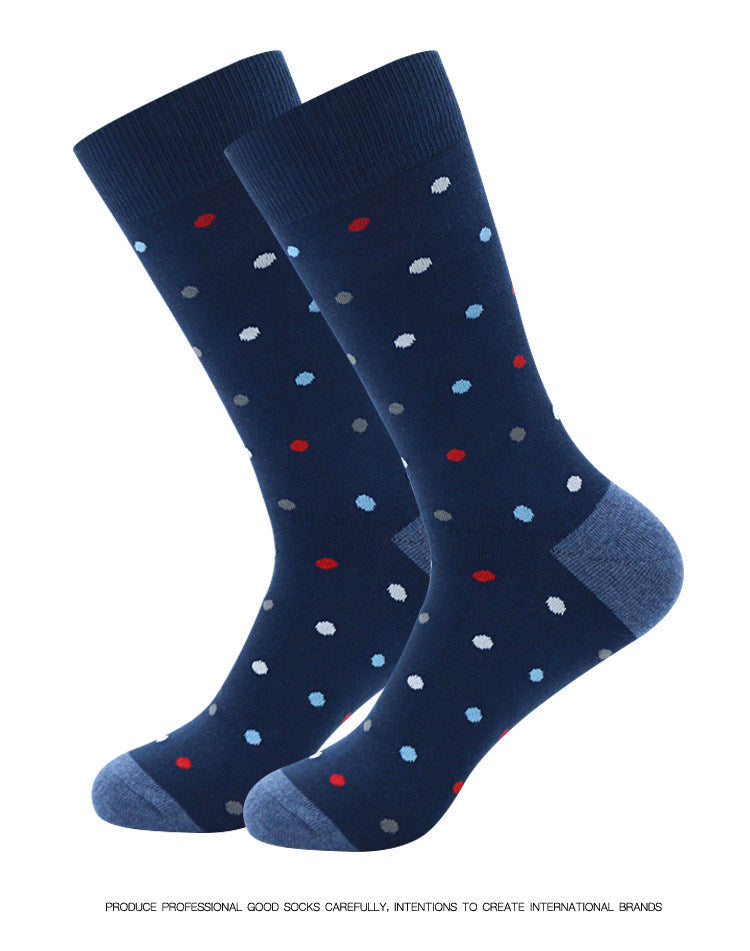 Chaussettes en coton rayé Homme Plus Taille
