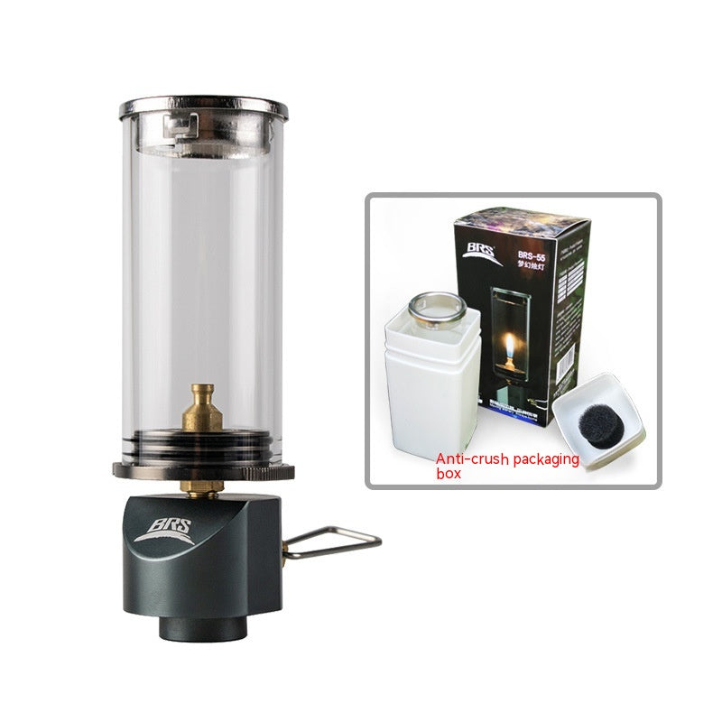Outdoor Pas de lampe Bougie Wick Lampe Outdoor Camping Lumière Portable Éclairage Gaz Lampe à vapeur Te