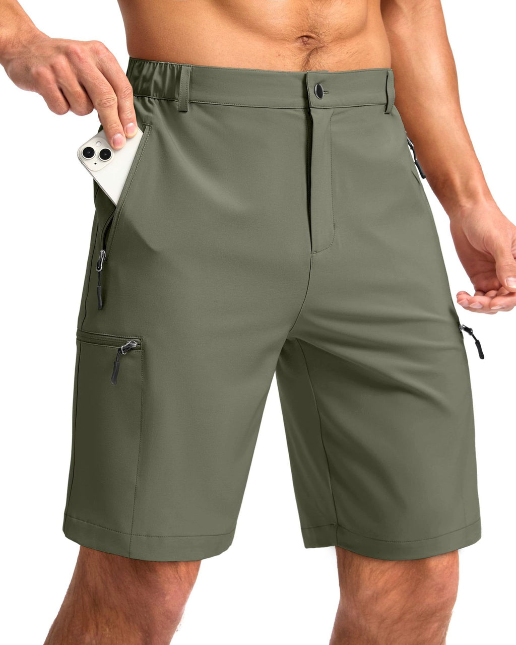 Hot-Selling hommes Quick-Dry Respirant Sports de plein air Travail Casual Short avec Poc multiple