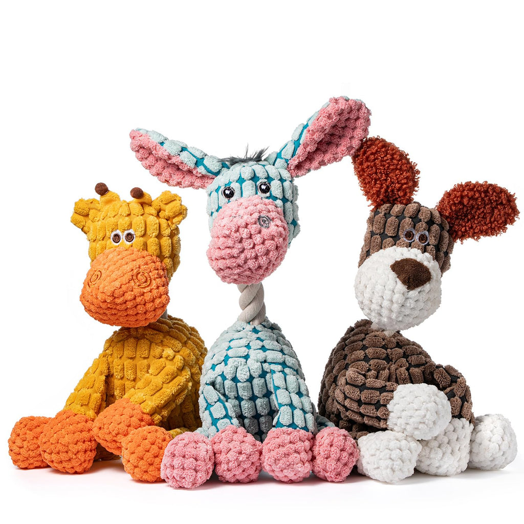 3 Pack de jouets de chien Squeaky