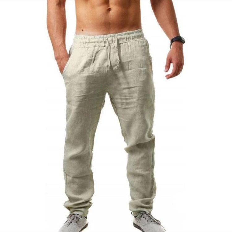 Pantalons de sport décontractés en coton respirant Hip-Hop pour hommes