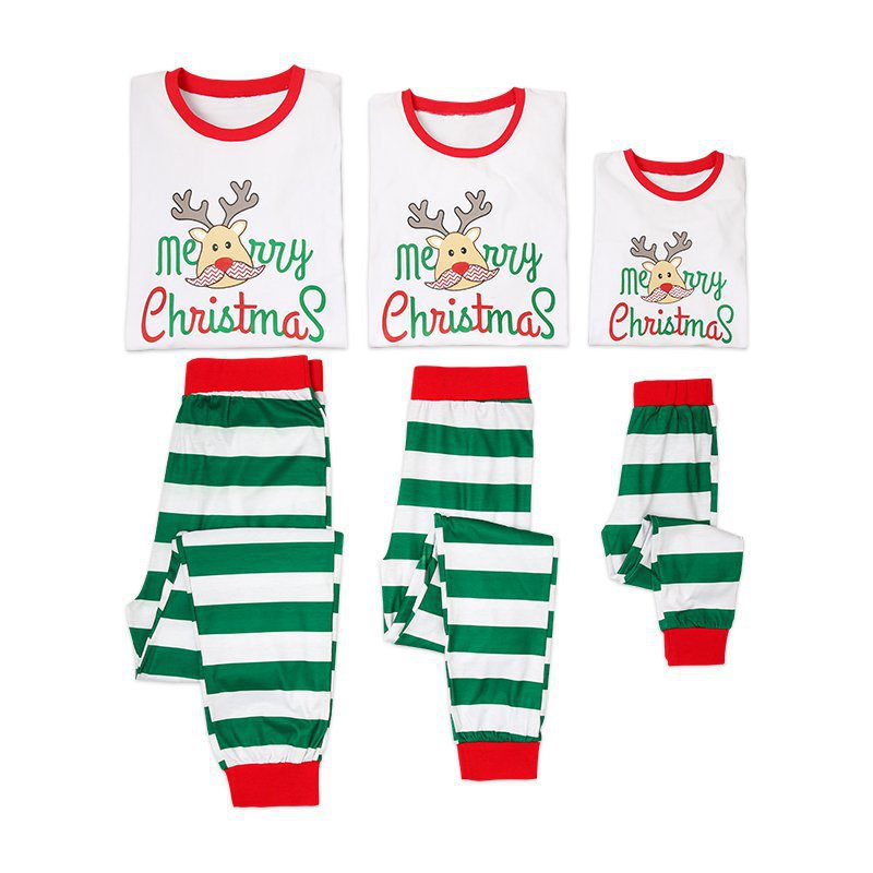 Accueil Porter le costume de Noël imprimé pyjama