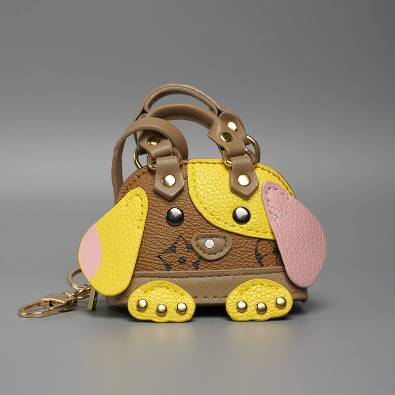 Little Elephant Donkey Accueil Pendentif Petit Sac Mignon Sac Charm Rouge à lèvres Headset Car Keychain