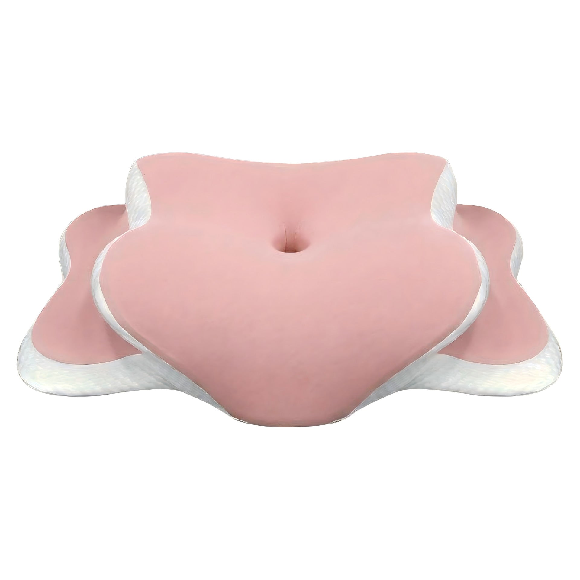 Mémoire ergonomique Mousse Collier Support Oreiller en soie glacée