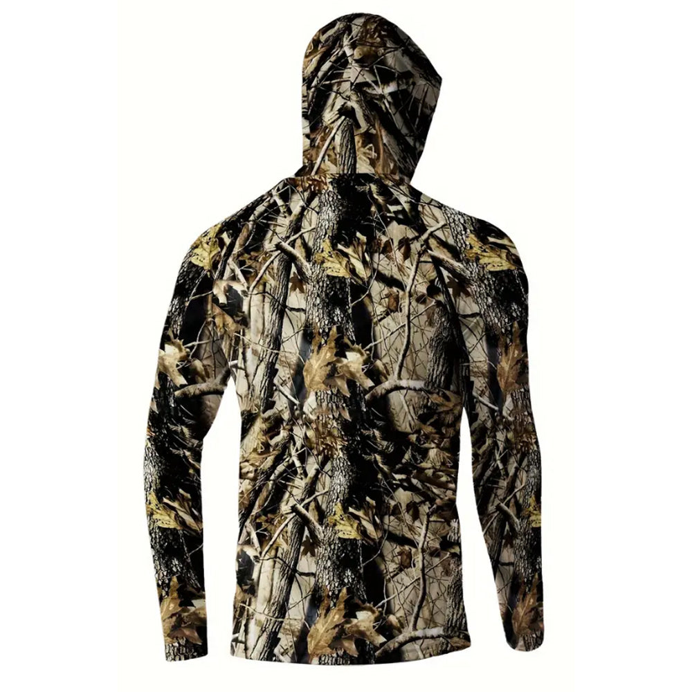 Pêche Hoodie voile chemise Surf couverture visage cou été hommes longue manches chasse Jersey