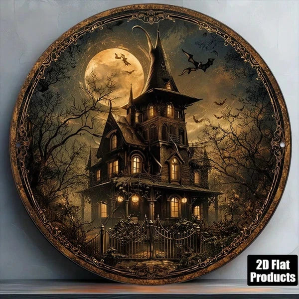CIFbuy 1pc 8x8in vieux panneau d'Halloween