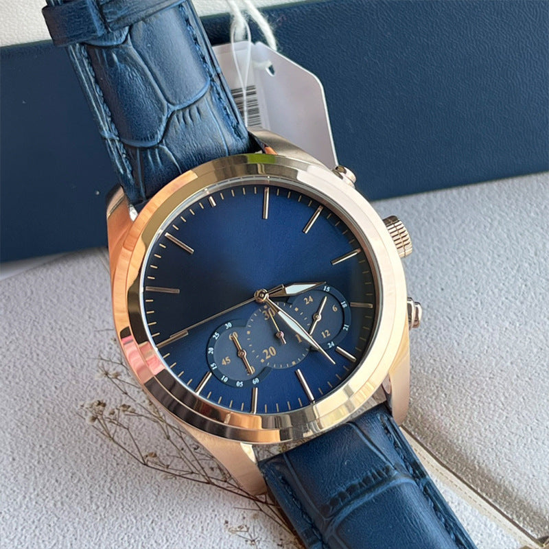 Montre Quartz d'affaires multifonctionnelle avec un grand cadran et polyvalent pour n'importe quel occasi