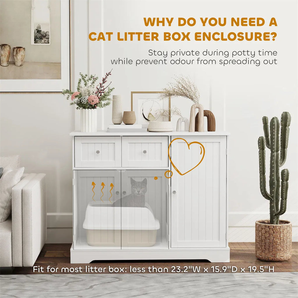 Boîte à litière pour chats