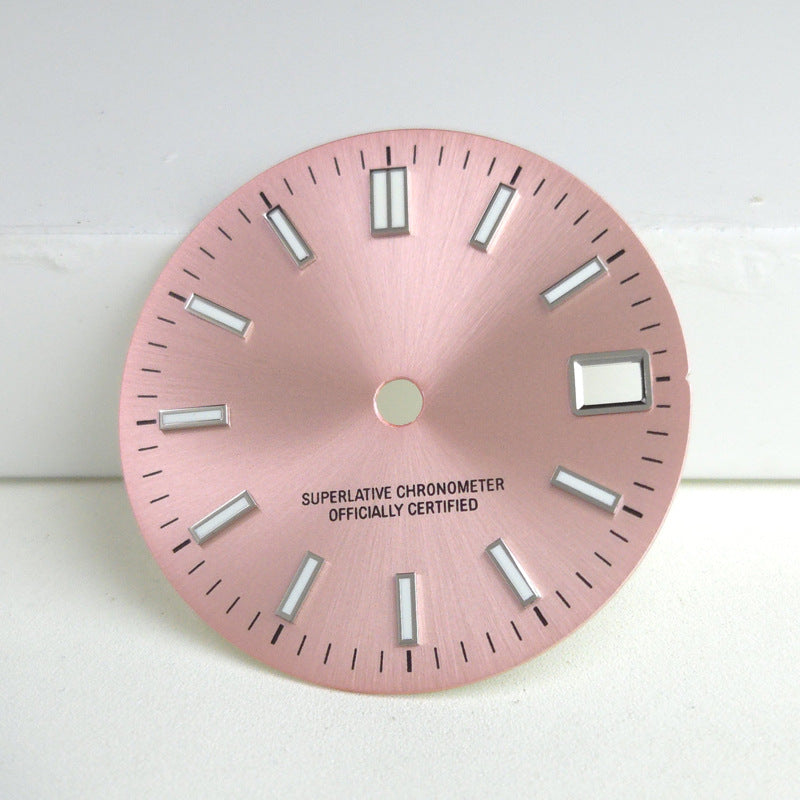 Cadran vert lumineux approprié pour la montre de mouvement