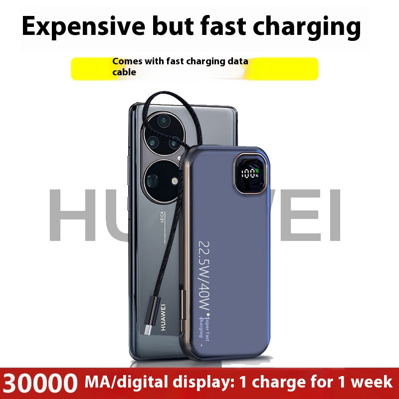 Avec câble intégré Super grande capacité batterie portable pour téléphones mobiles