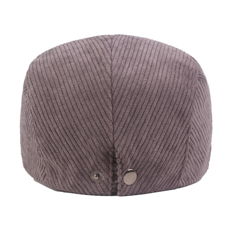 Les hommes rayés ont pris un cap chaud pour l'automne et l'hiver Casual Baseball Cap
