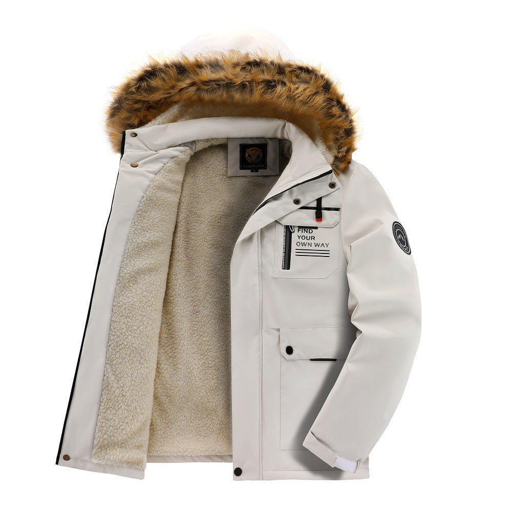 Mi-longueur Veste Casual Longueur genou Parka