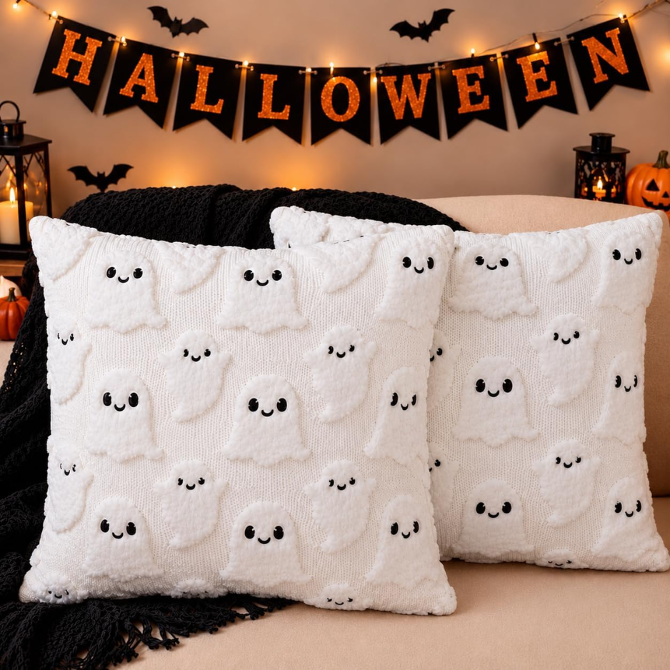 Couvertures d'oreillers 2PCS Halloween
