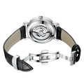 Montre mécanique haute de gamme pour hommes à volant à volant lumineux