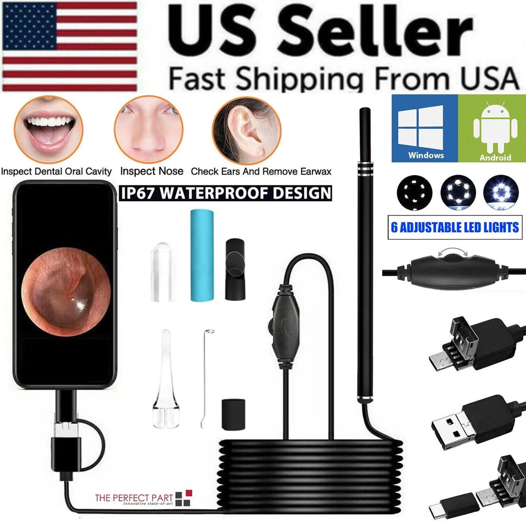HD LED Endoscope endoscope endoscope appareil photo de cire choix de nettoyage outil de nettoyage Kit de suppression