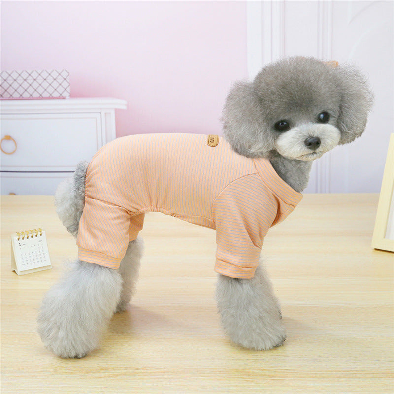 Pyjamas de pyjama pour petits chiens de Bichon VIP