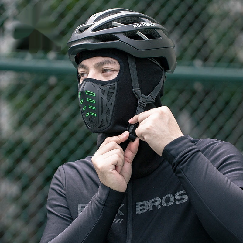 Moto Headgear Cycling Masque chaud visage complet coupe-vent Automne et hiver polaire extérieur