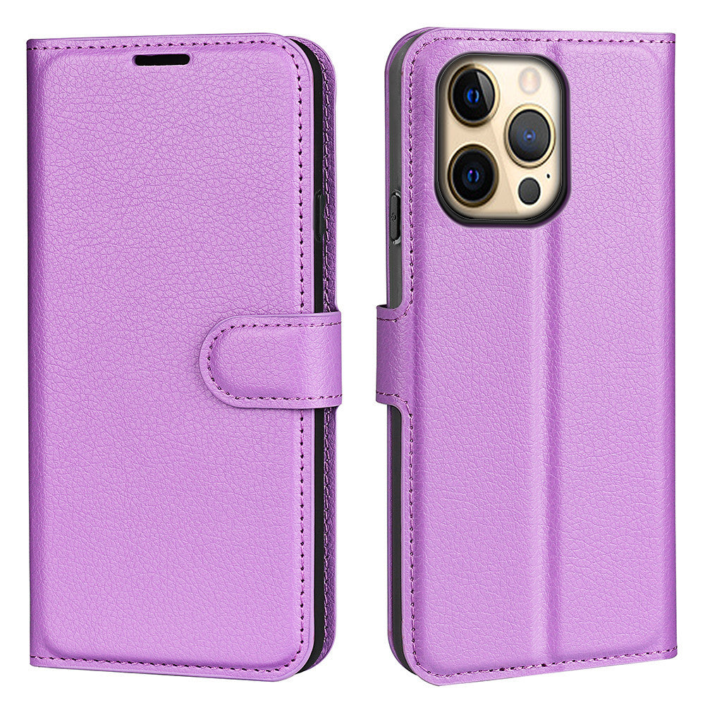 Flip carte fente Lychee modèle cas téléphone