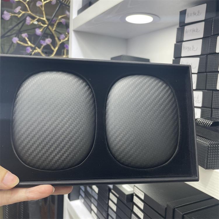 Couverture de protection montée à la tête de l'oreilleur Fibre de carbone de 3K Fibre forgée