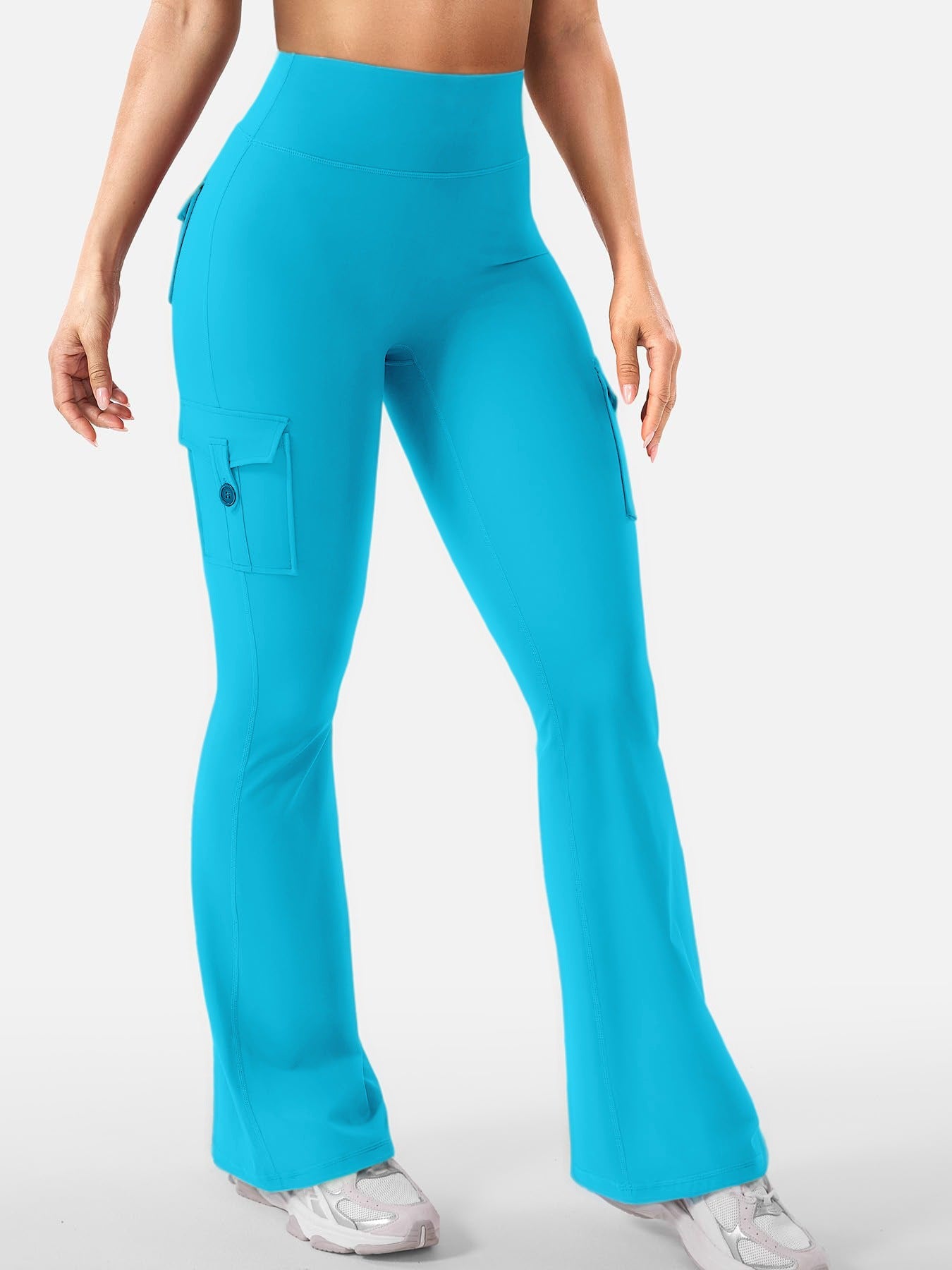 Pantalons de sport de plein air couleur solide pour femmes