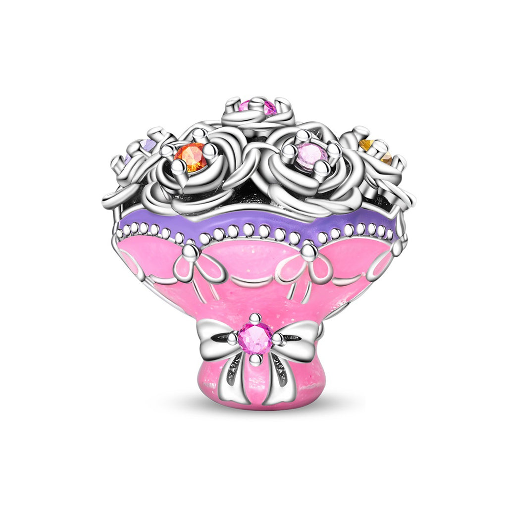 Pendentif romantique et bracelet perlé