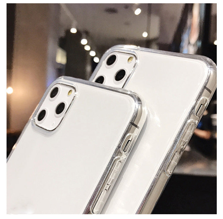 Carte de mode Étui téléphonique en silicone transparent