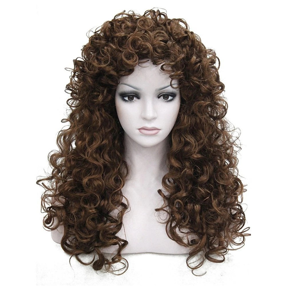 Perruques africaines avec de petites femmes cheveux bouclés