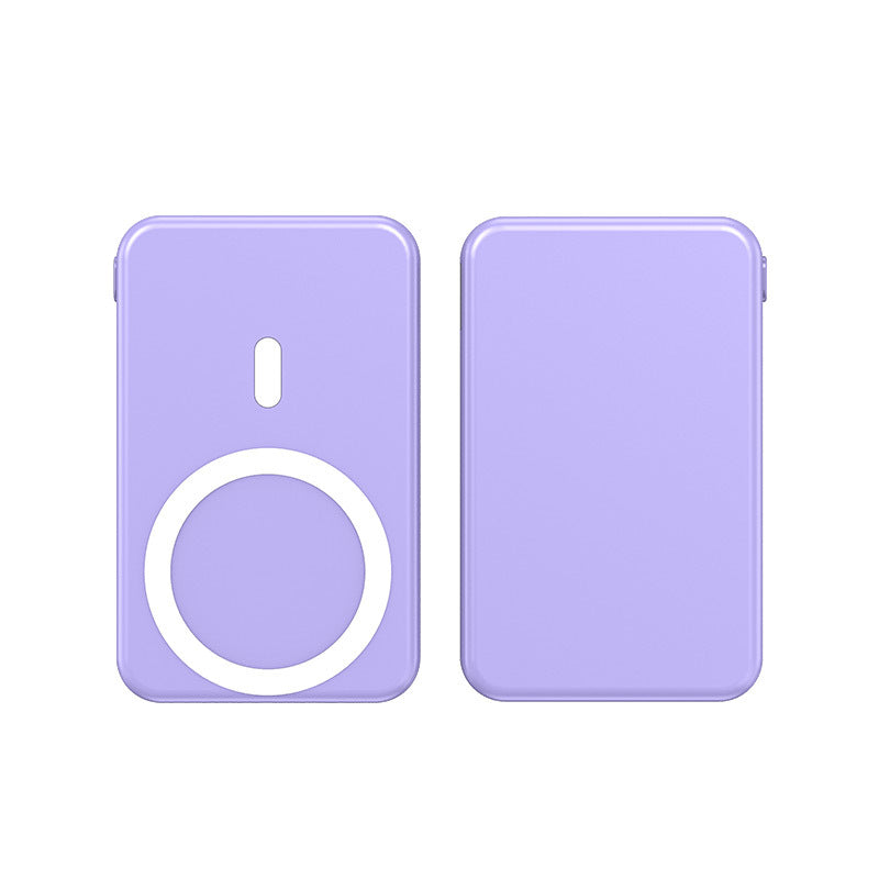 Aspiration magnétique sans fil charging trésor Grande capacité pliant Bracket Mobile Power Su