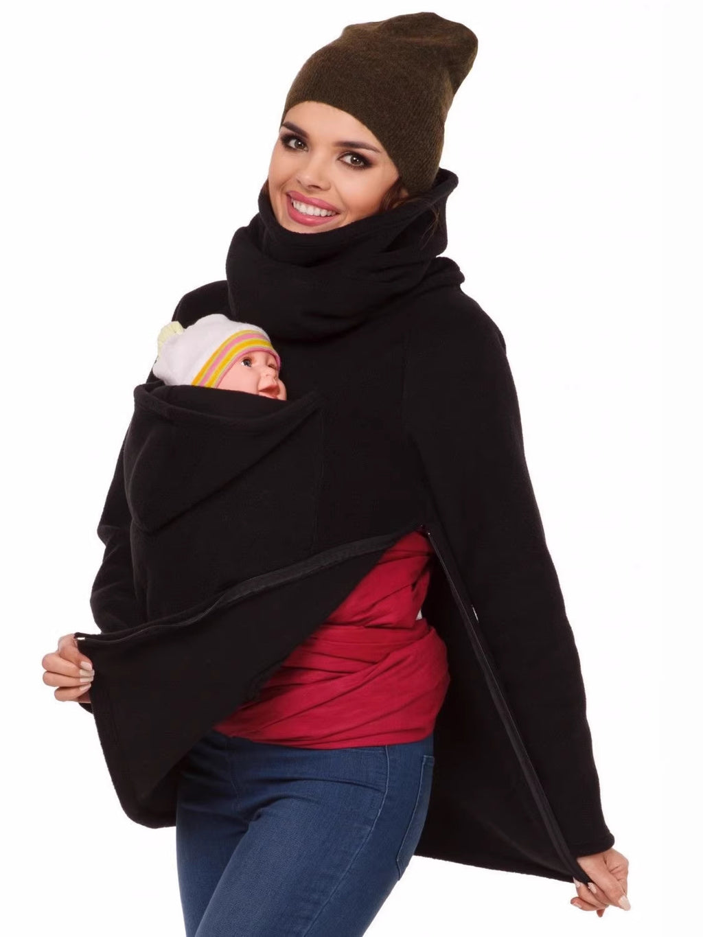Aliexpress Amazon Femmes Automne et hiver Multifonctionnel Sweatshirt Kangaroo Vêtements de dessus