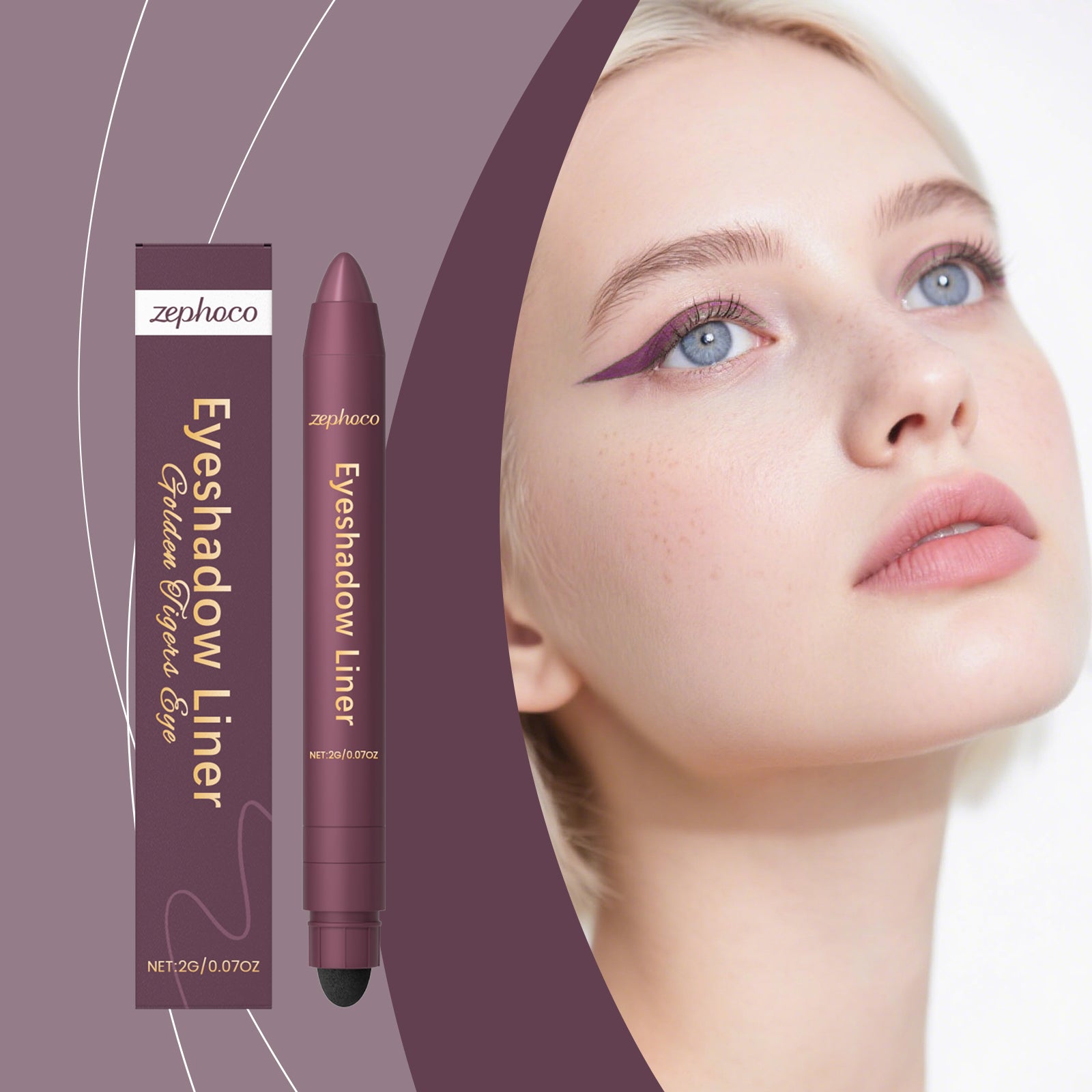 2-en-1 Eyeliner Pencil Golden Tiger's Eye