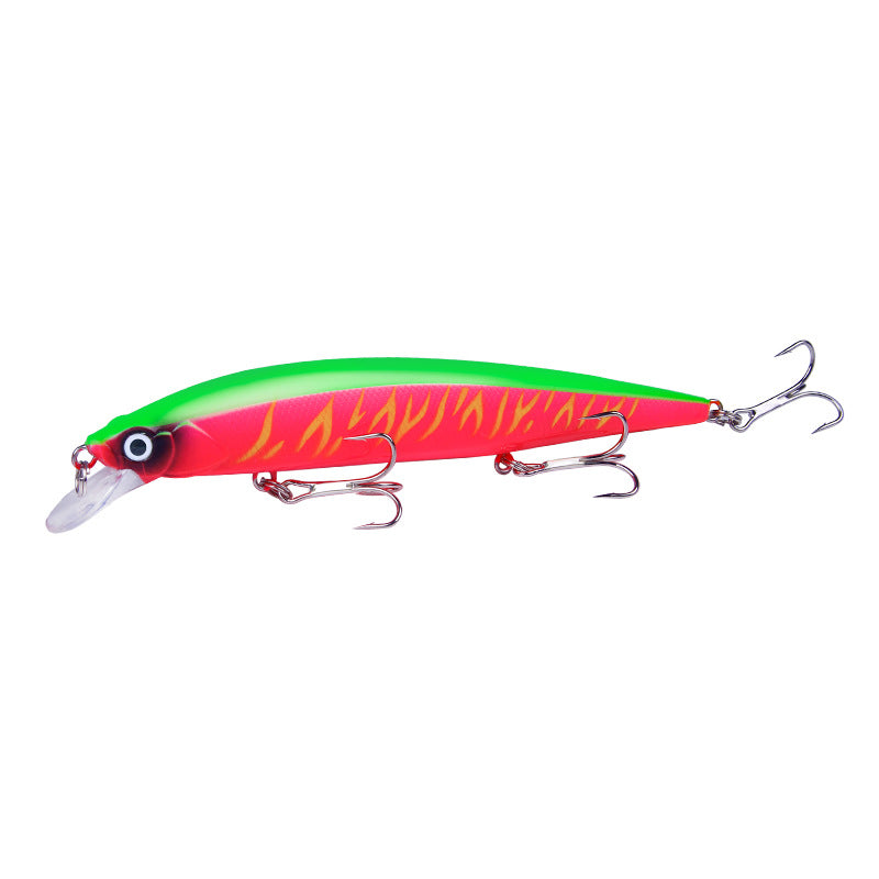 Bâton de lure 14cm de long jet de plomb bloc flottant d'eau Minnow