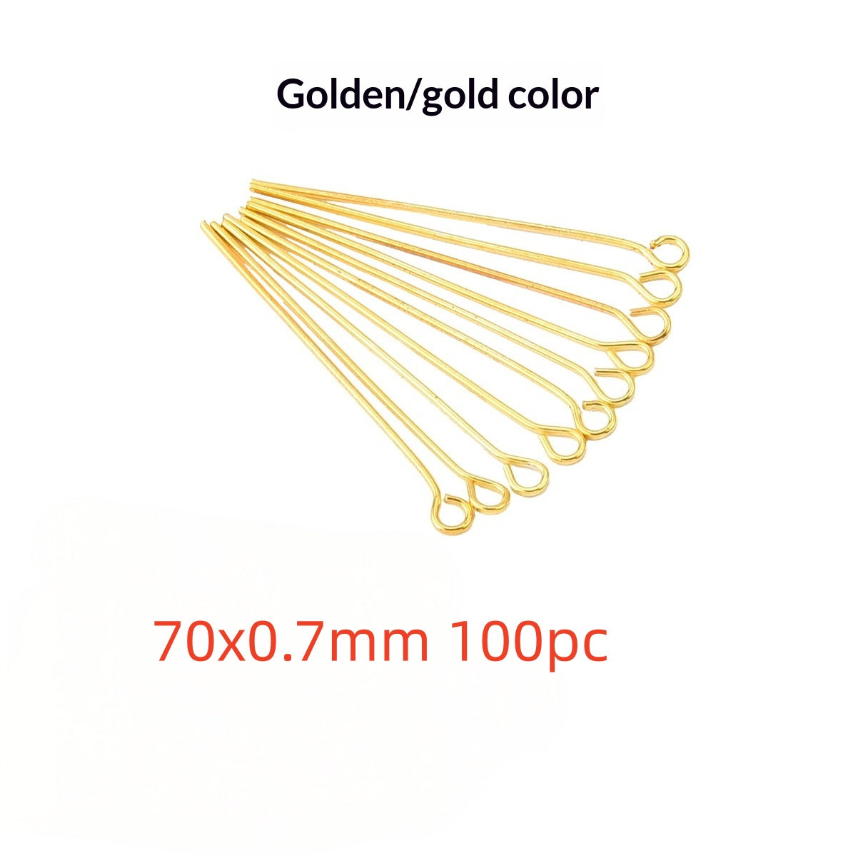 Pin à neuf caractères avec revêtement métallique pour la rétention de couleur