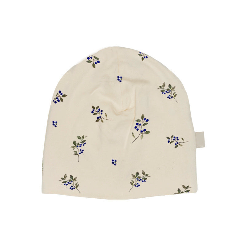 Chapeau chaud imprimé coton bébé