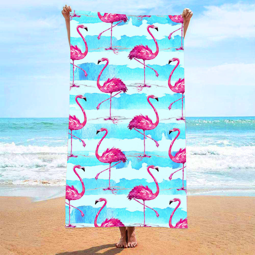 Serviette imprimée Seaside Vacation Beach Serviette de bain