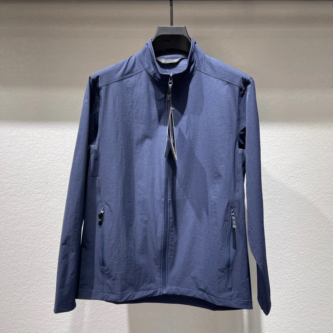 Veste de collier extensible léger pour hommes