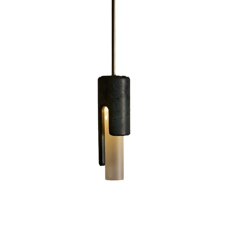 Vintage-reissue Lumière Luxury Marble Naturel Petite Lampe Pendentif