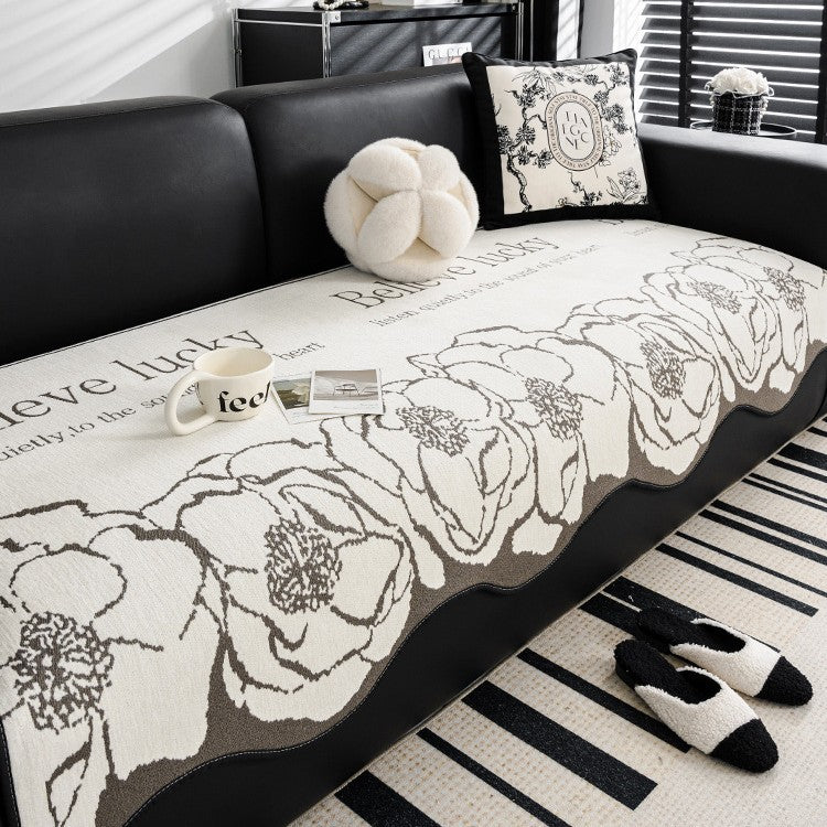Coussin de canapé d'été irrégulier avec un tissu léger et luxueux