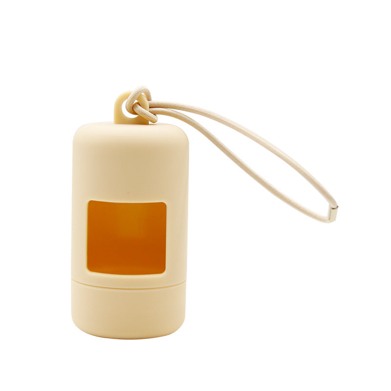 Porte-bags portable en PVC Poop