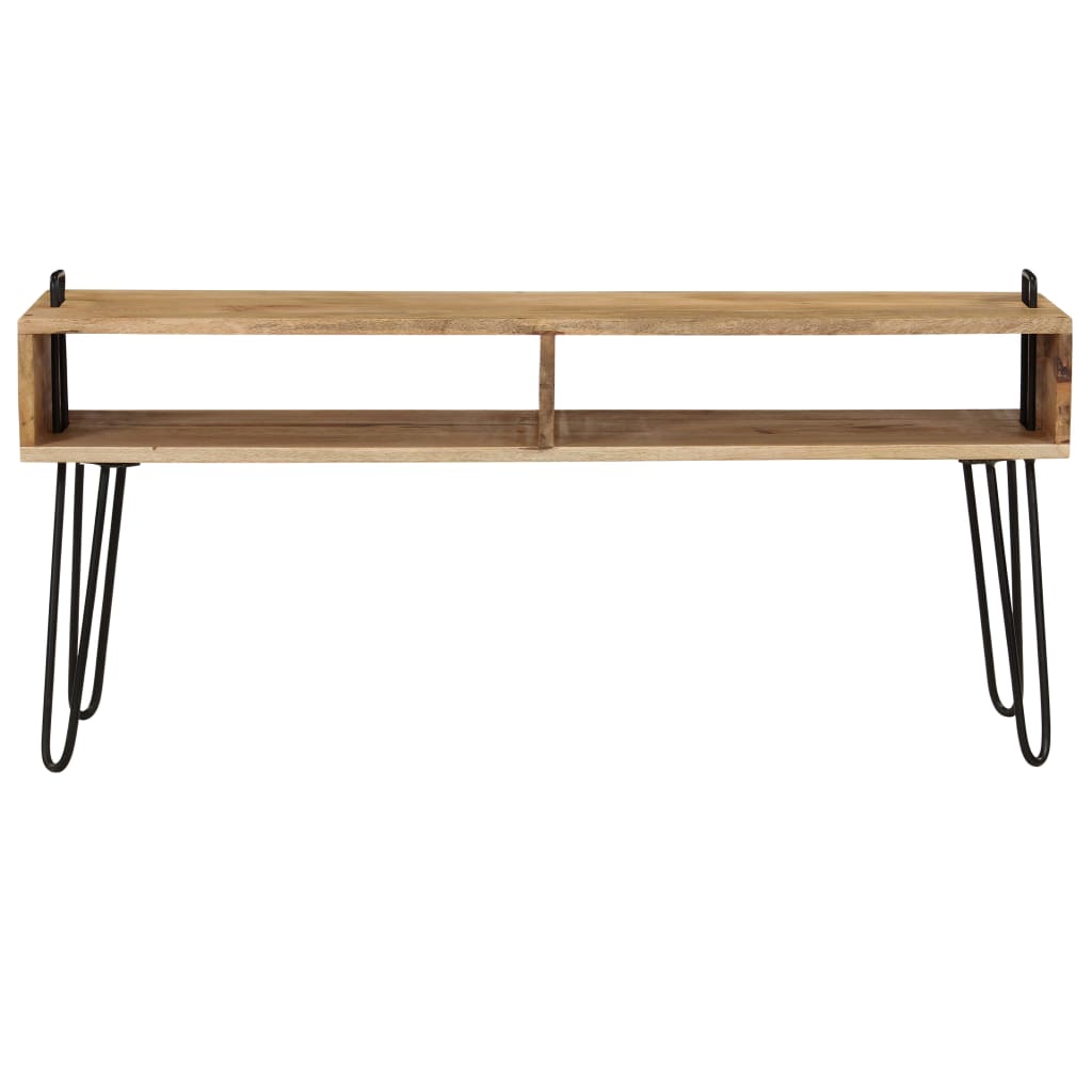 TV stand en bois massif de mangue 110x35x45 cm